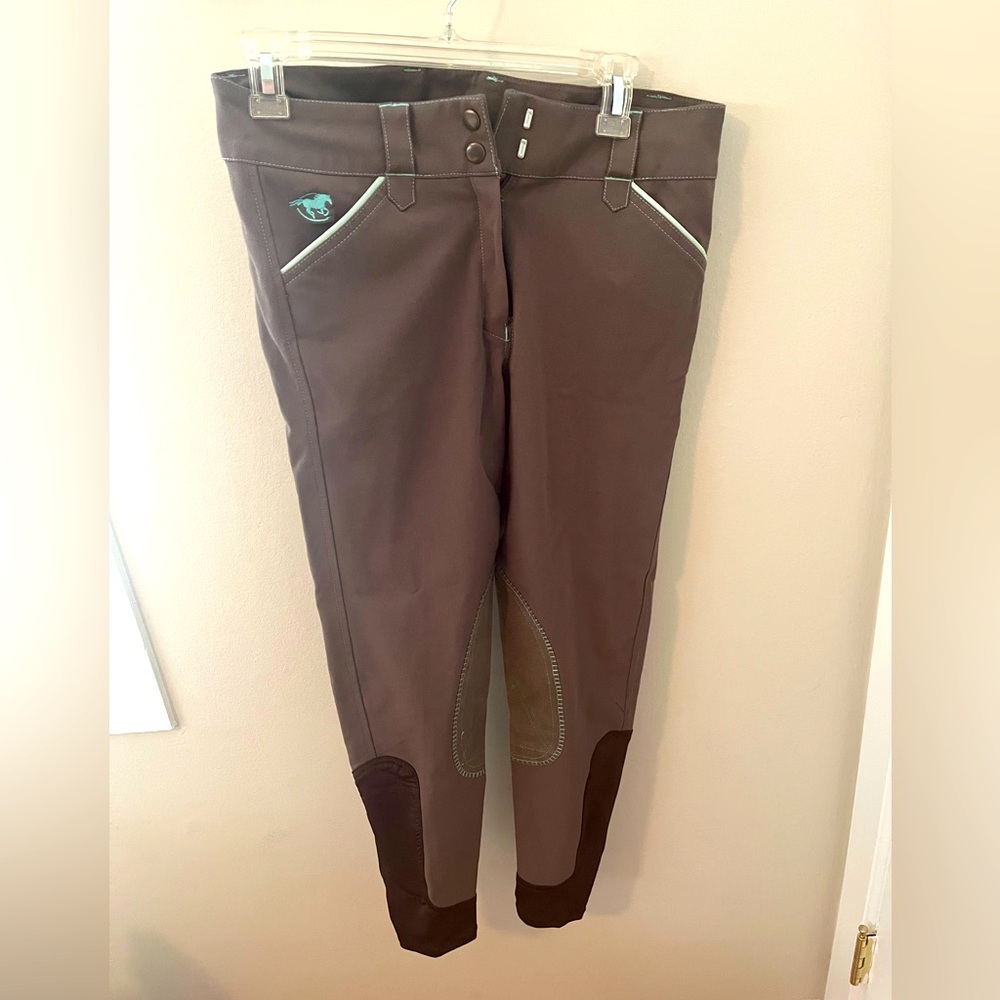 Brown Piper Smartpak Women’s 28R knee patch Breeches